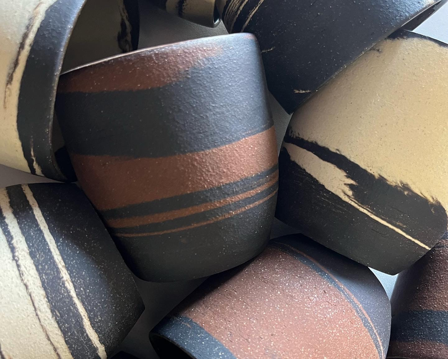 Collection of Cups and Planters inspired by the abstract beauty of nature.